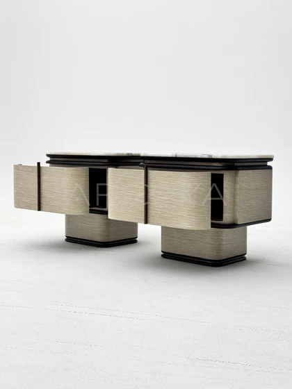Custom Master Bedroom Nightstand - scene