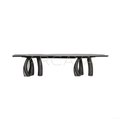 Olive Wood Decorative Object — white background 02
