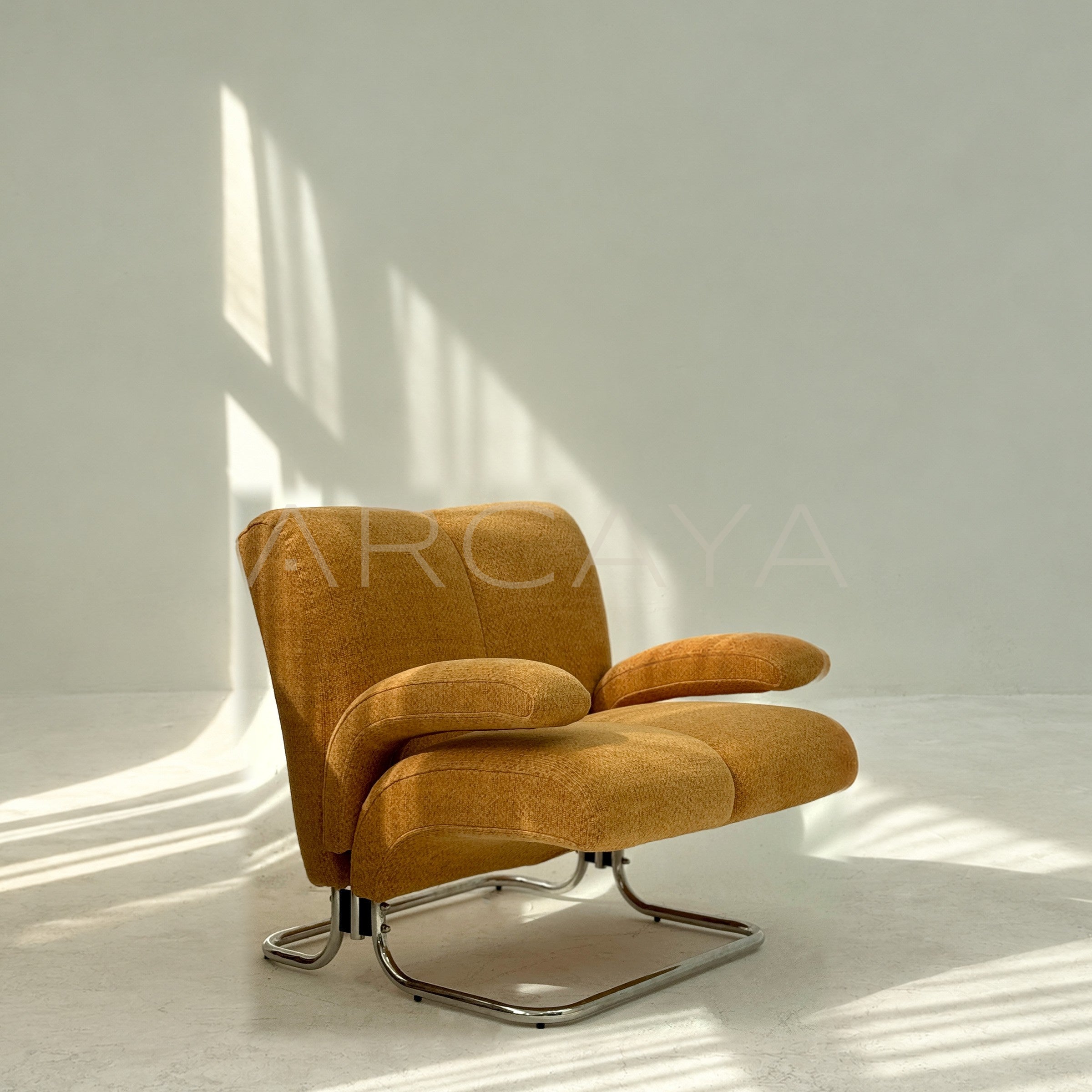 Warm Orange Winter Sofa