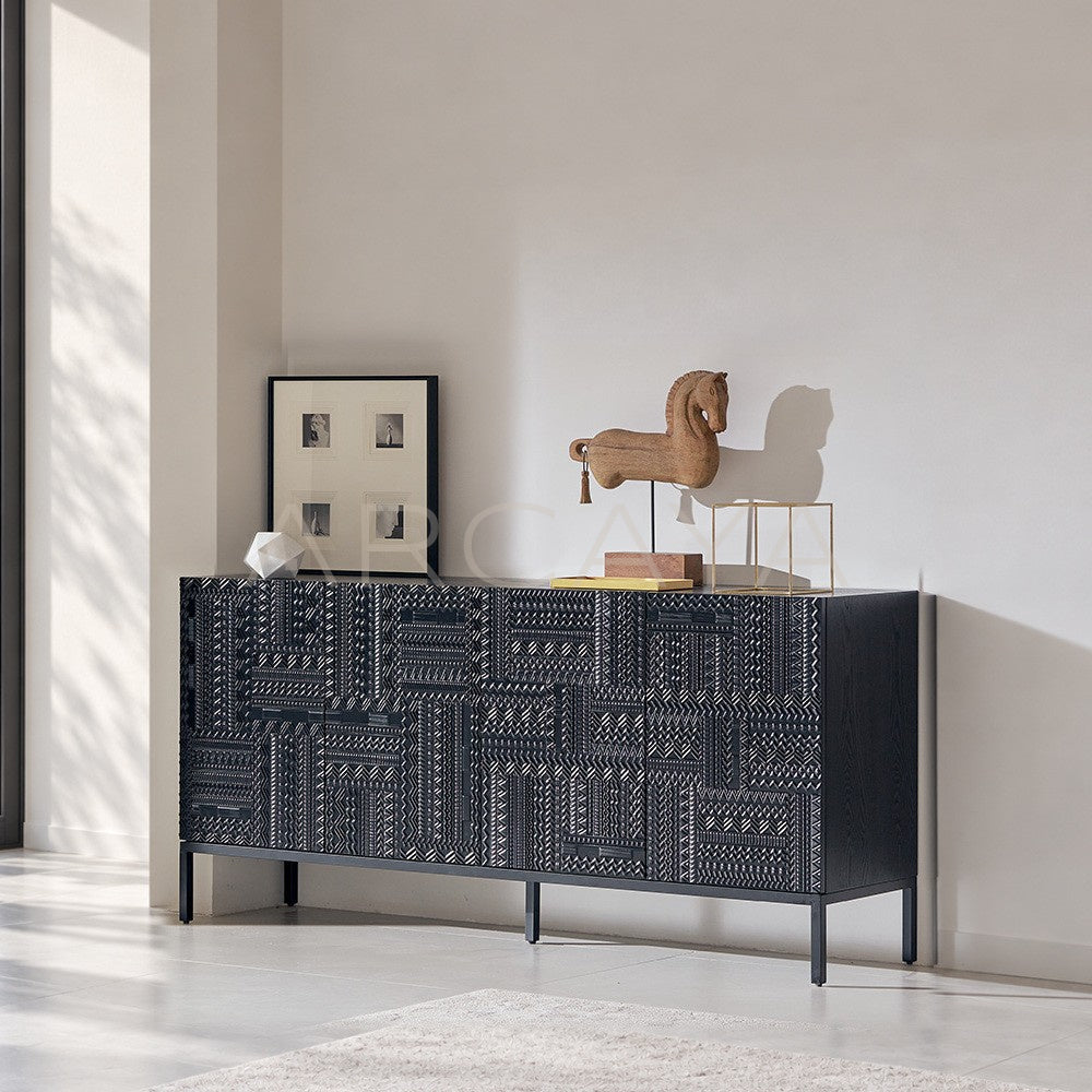 Vintage Carved Sideboard
