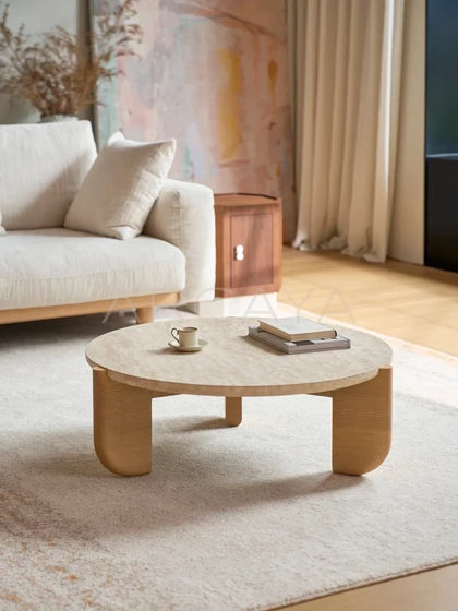 Maple Lane Coffee Table - styled interior view 04