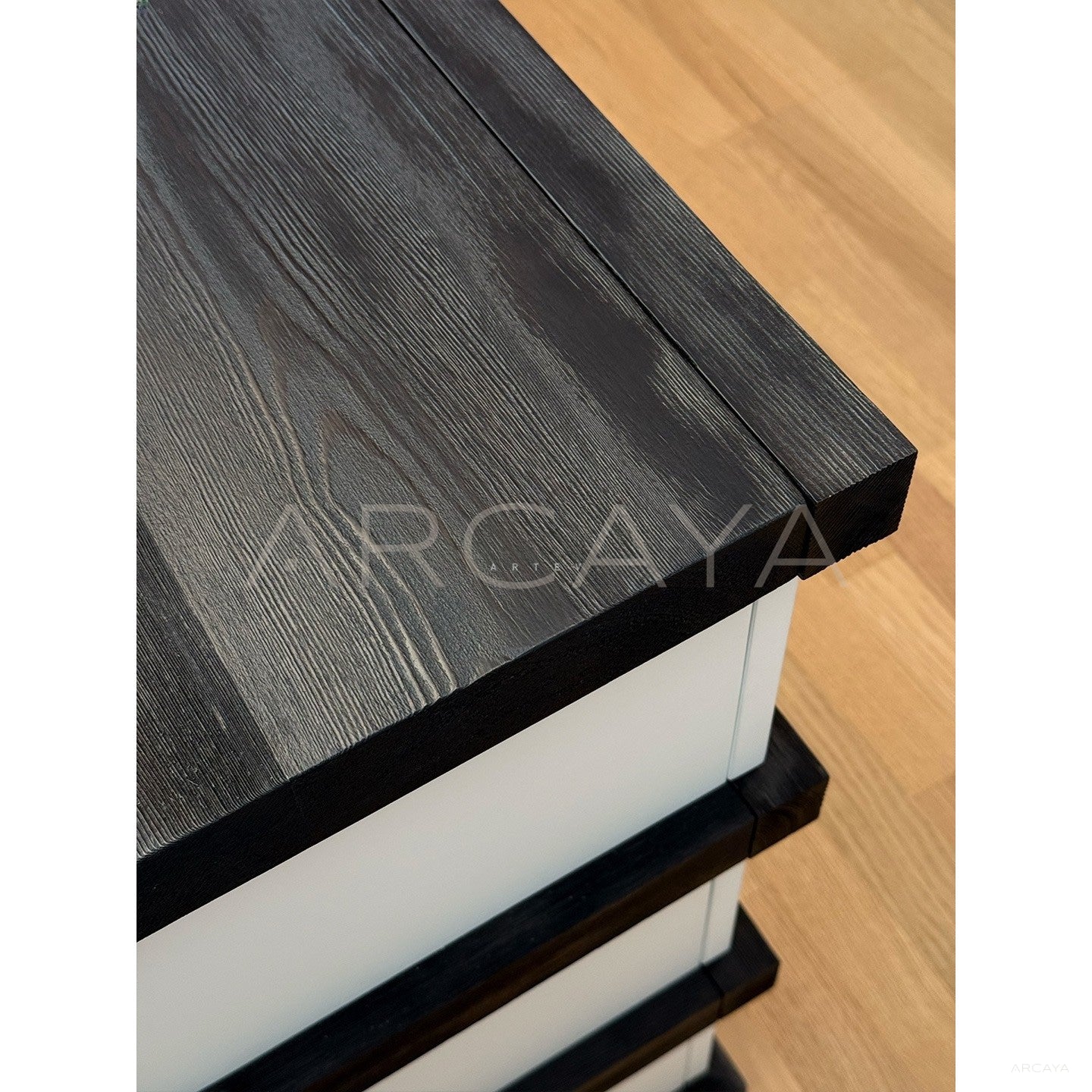 Black White Minimalist Sideboard - scene