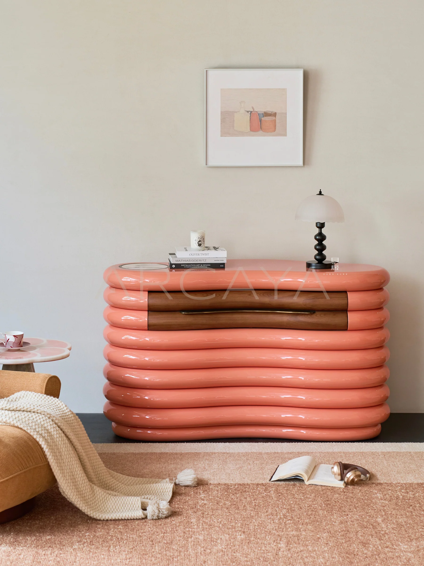 Harbor Mist Sideboard — interior view 03