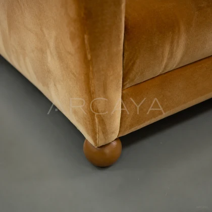 Haven Ivory Lounge Chair - front view 06