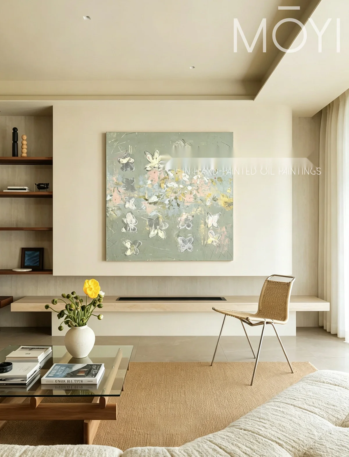 Glen Vale Wall Art in a finished interior.