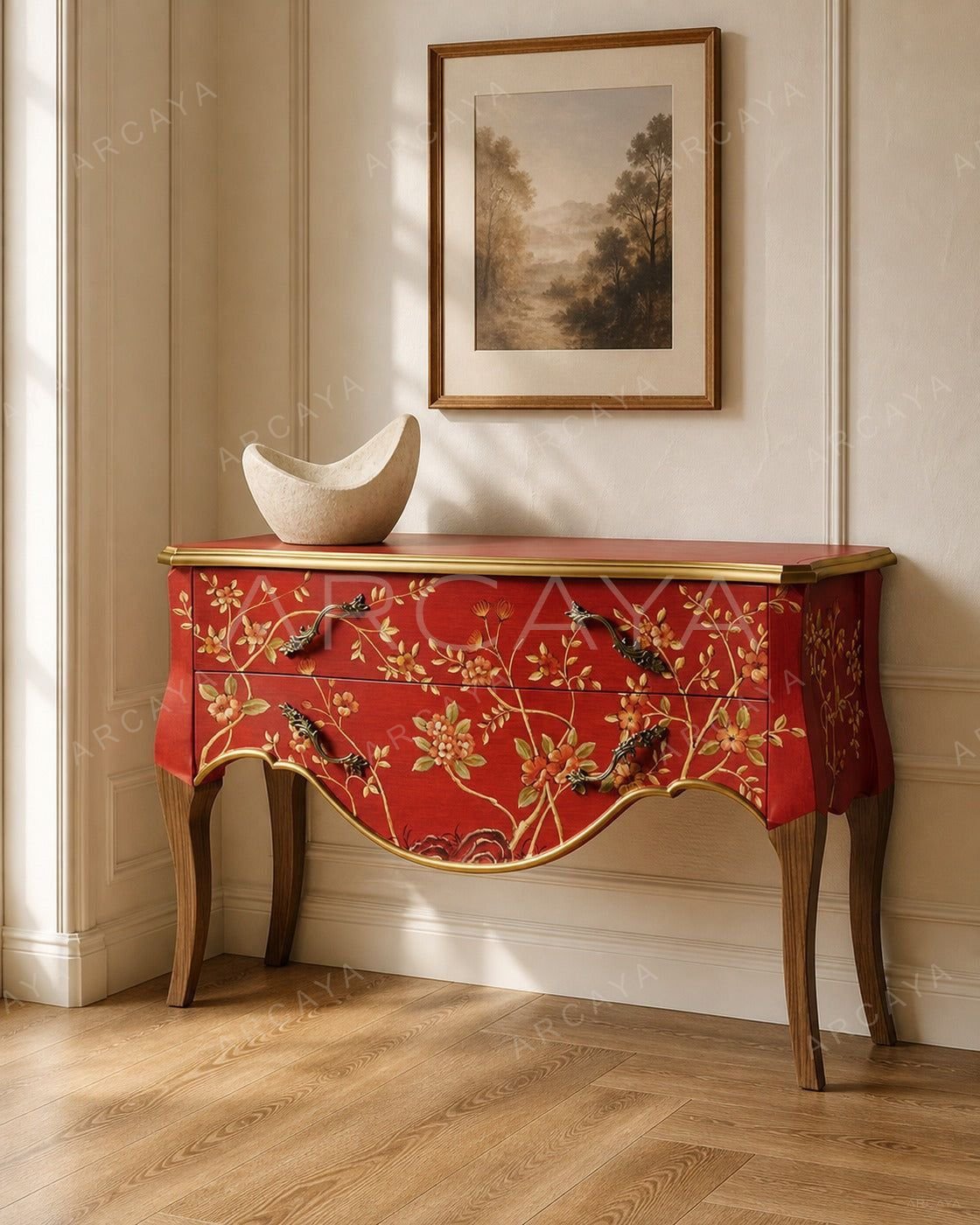 Kabuli Painted Decorative Cabinet