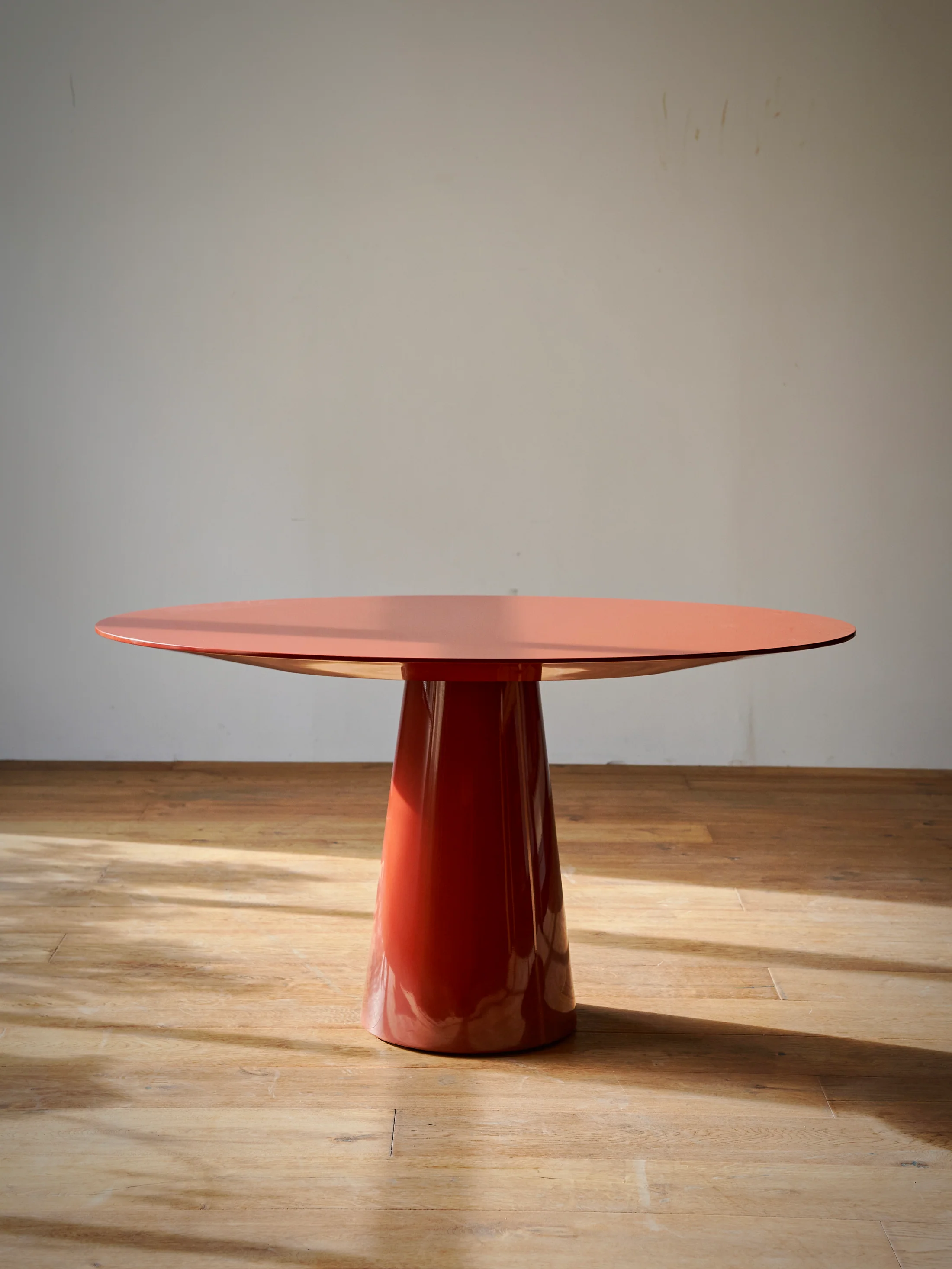 Elm Crest Dining Table in a finished interior.