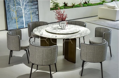 Nola Hill Dining Table - front view 02