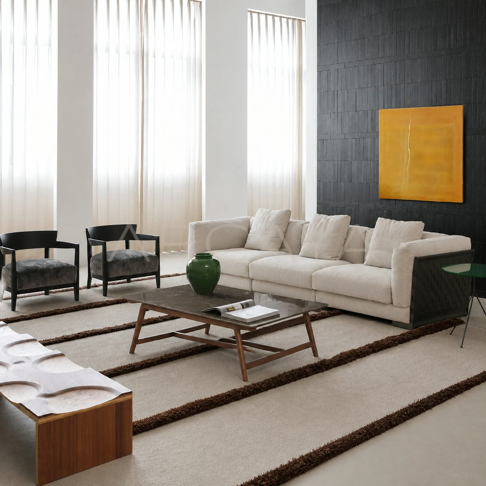 Bellamy Terra Coffee Table - front view 01