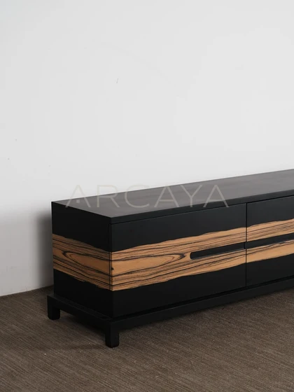 Enna Linen Media Console - product detail 03