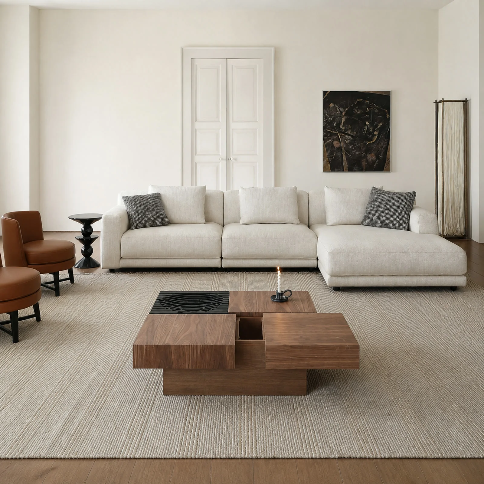 LA742 Coffee Table in a finished interior.