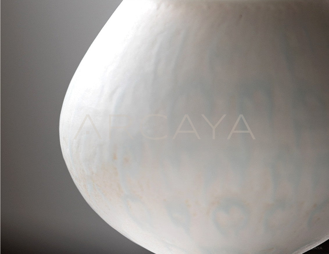 Dadan Textured Ceramic Vase Living Room - scene