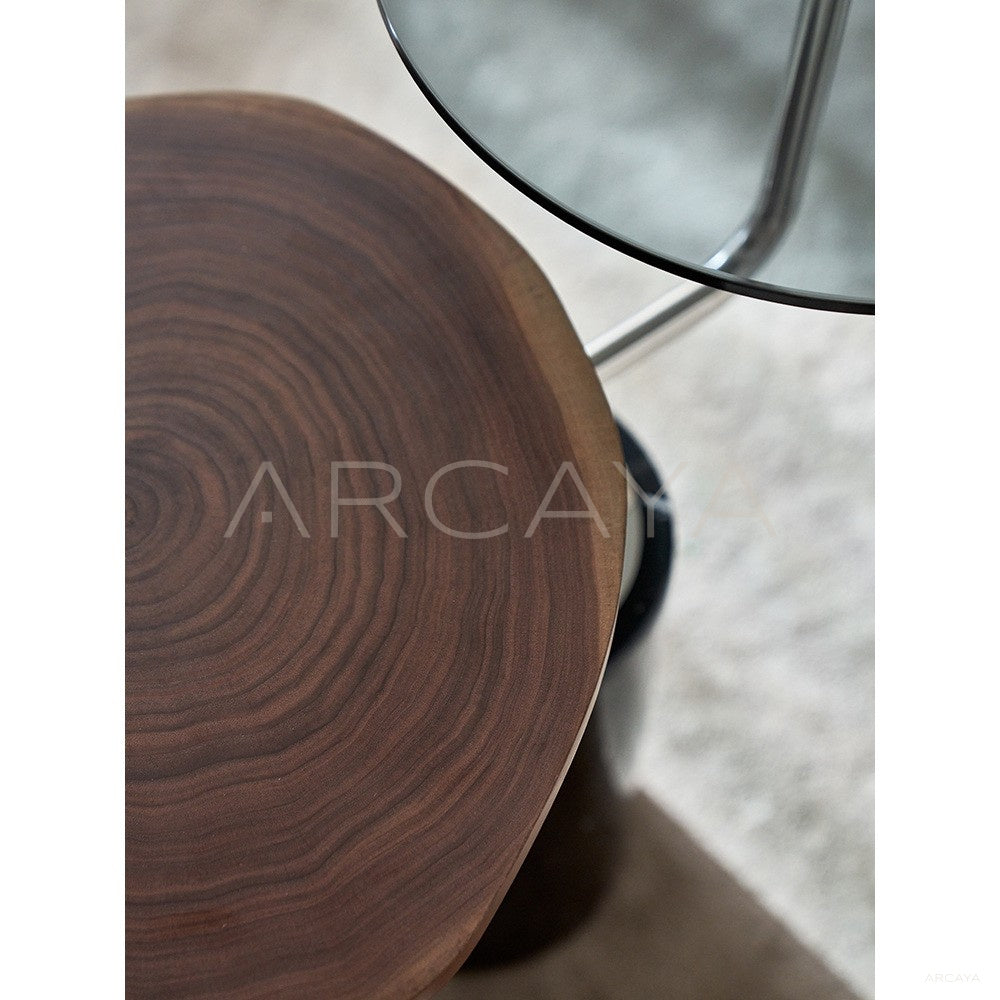 Ribbon Chair Mid Century Side Table - scene