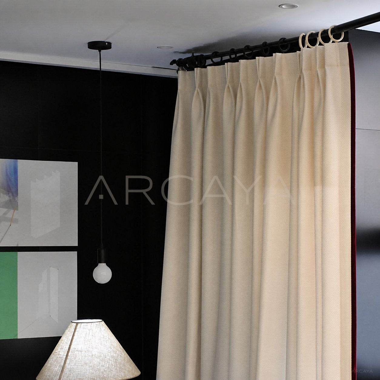 Arden Oak Curtain Panel