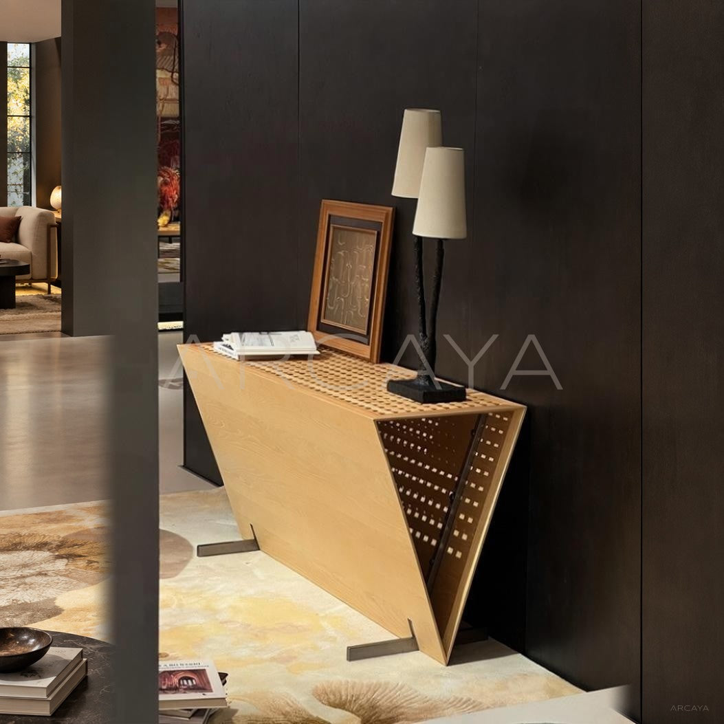 Jeaek Ocean V Shape Console Table