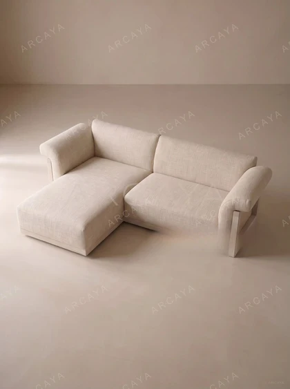 Linen Sofa — view 05