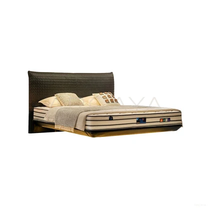 Juno Sienna Bed - product view on a white background 01