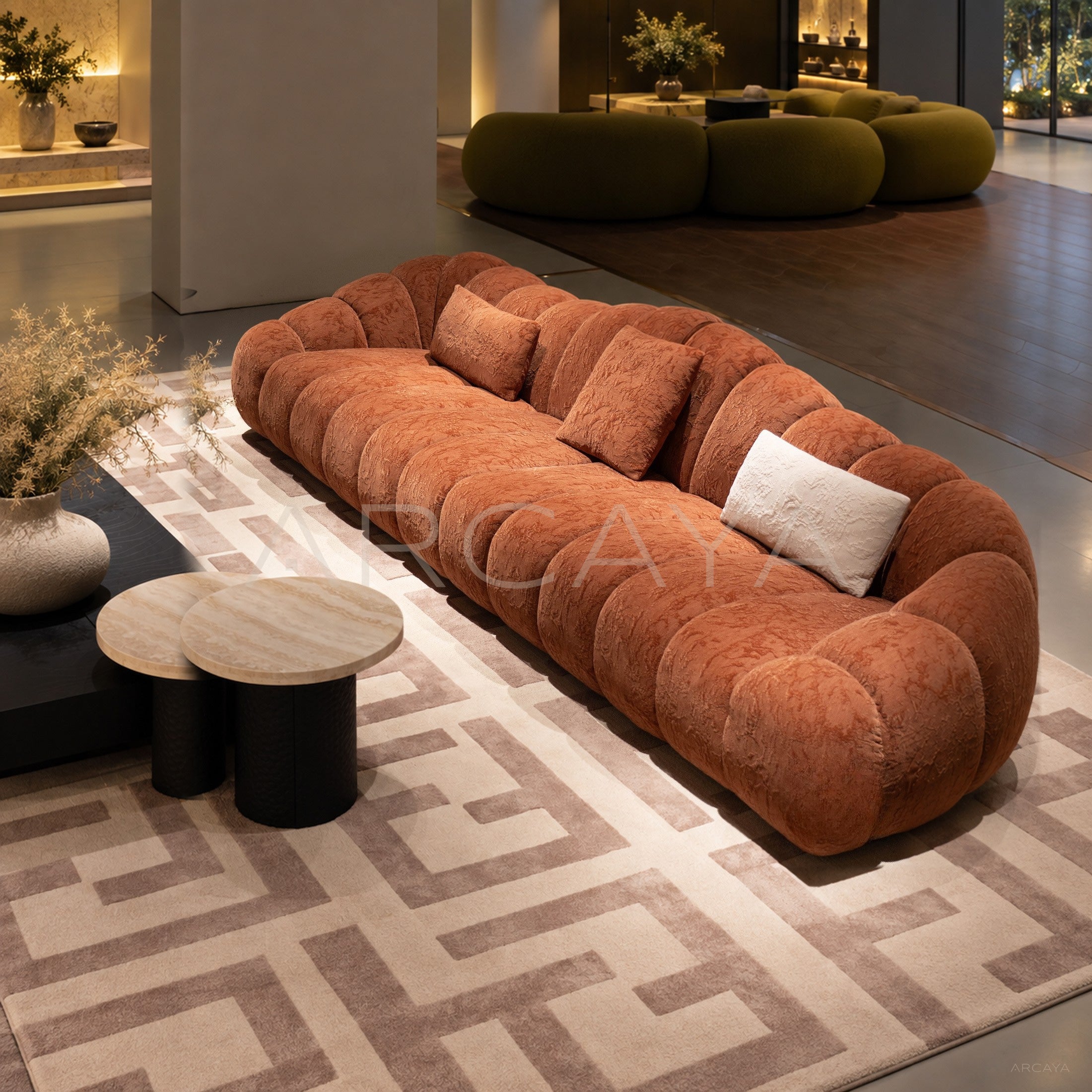 Mountain Isle Chenille Sofa