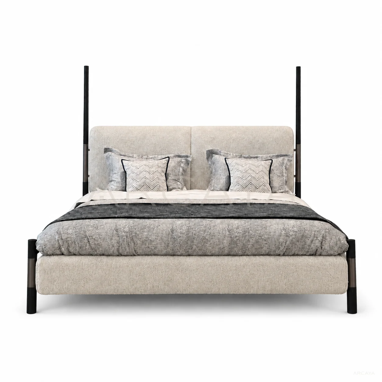 Alder Form Bed - product view 01