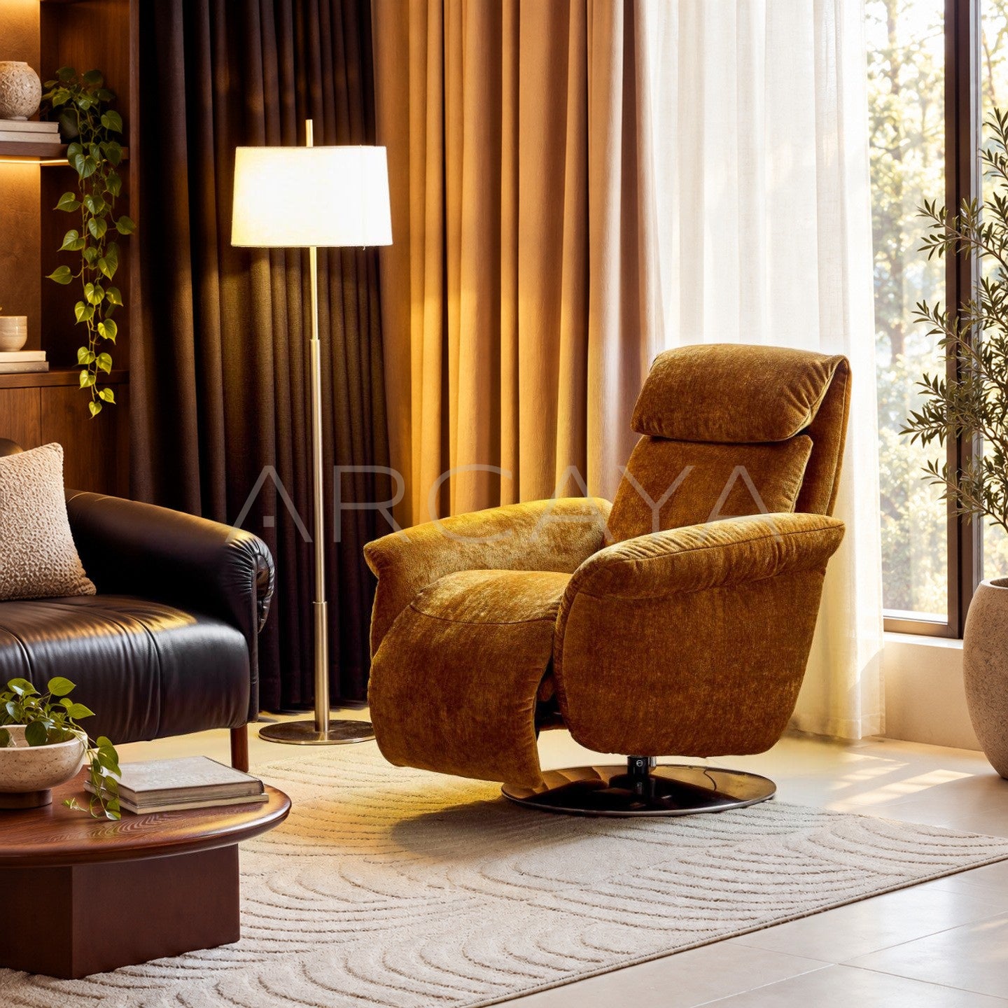 Electric Single Recliner Sofa