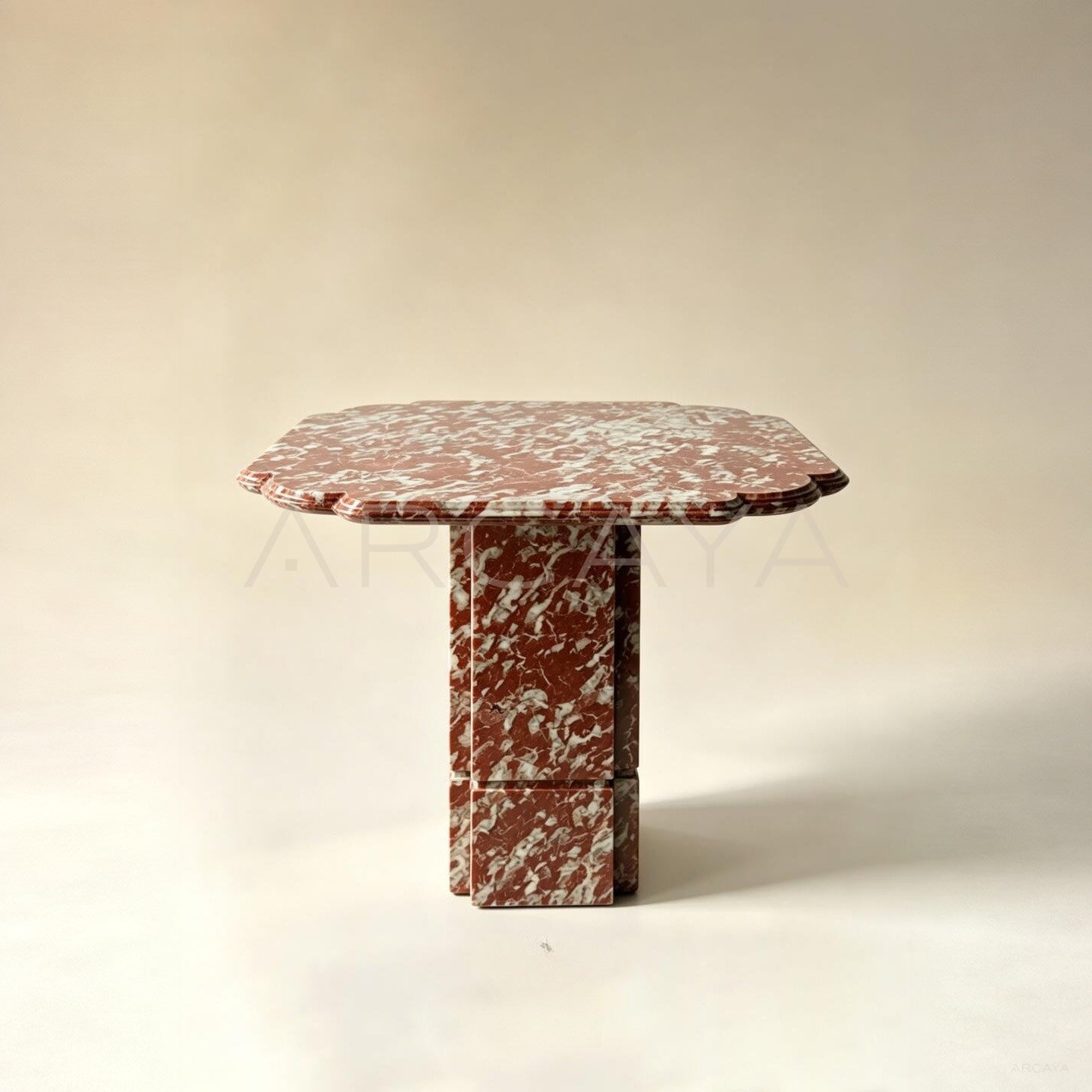 Aston Yunqi Oriental Red Side Table - main
