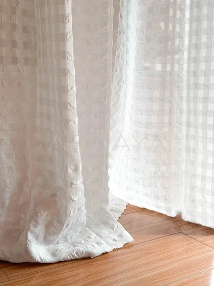 Marlow Oak Curtain Panel - styled interior view 04