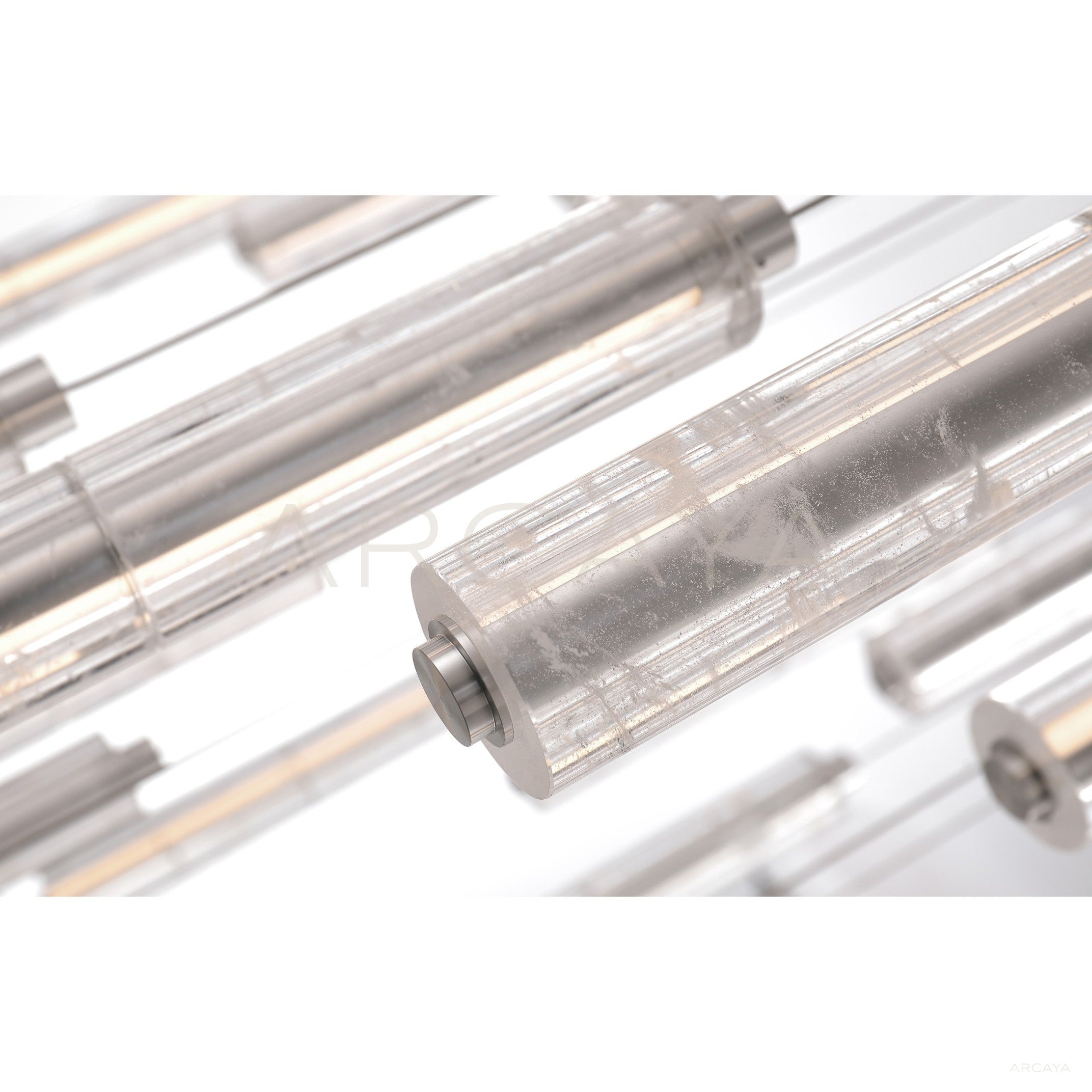 Linear Cloud Crystal Tube Pendant Light 80545