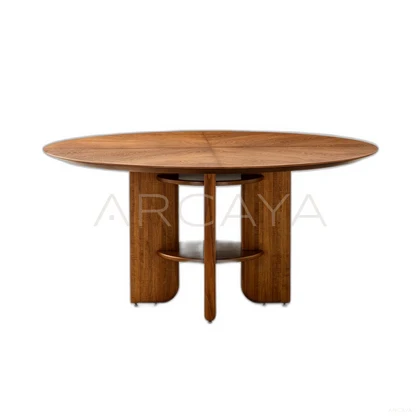 Iris Bay Dining Table — white background 02