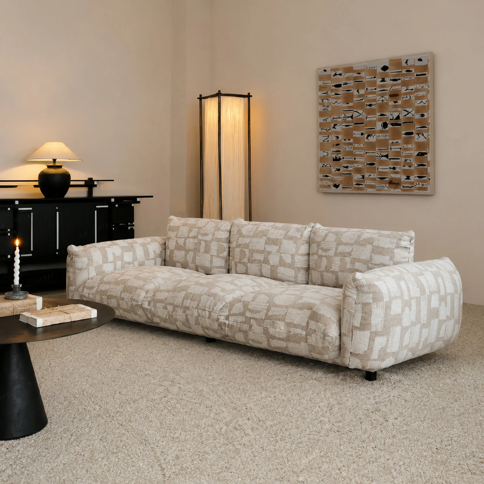 S342 Sofa in a finished interior.