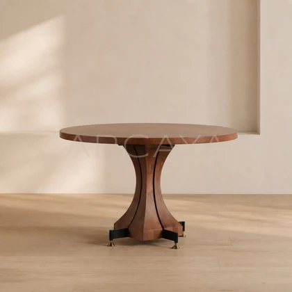 Enna Estate Dining Table - front view 11