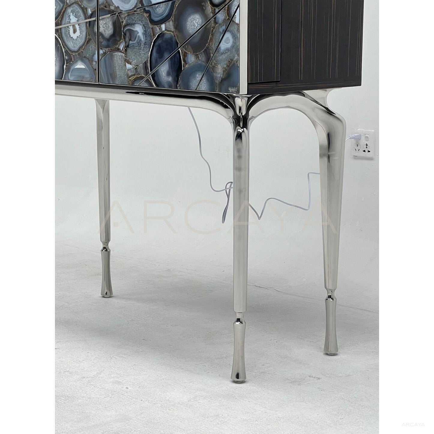 Agate Stone Display Sideboard - scene