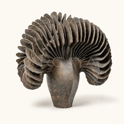Dark Radiant Ceramic Sculpture — product view