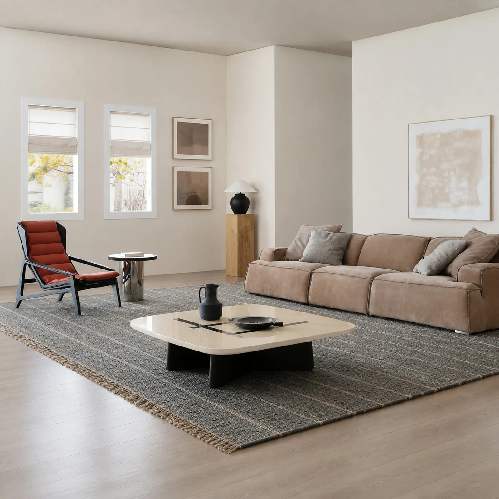 LA336-B Coffee Table in a finished interior.