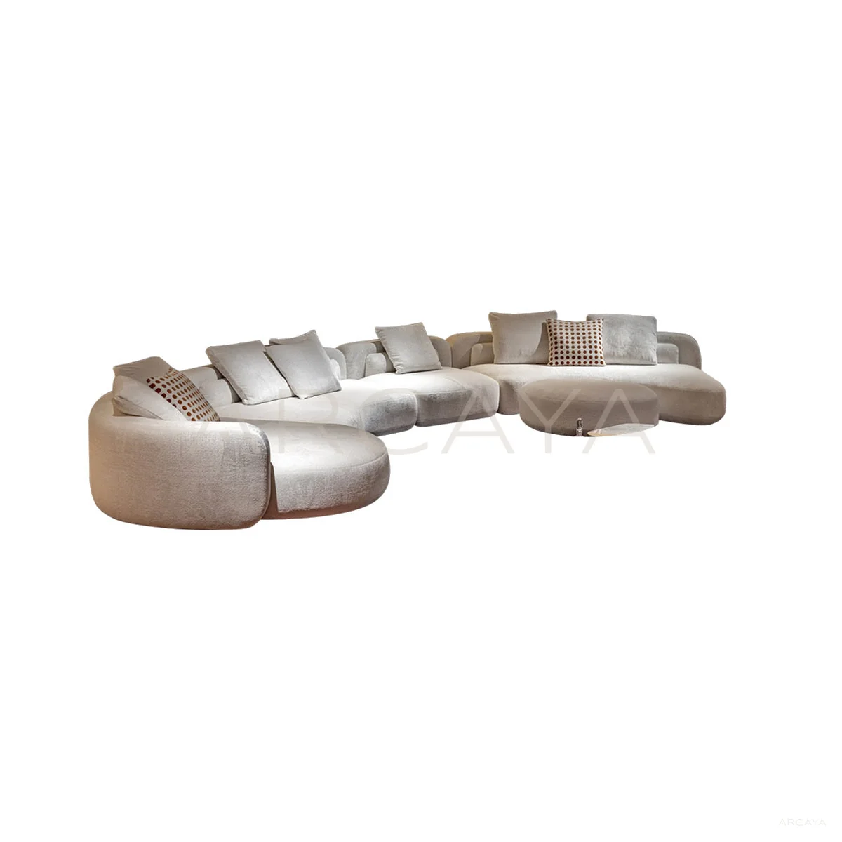 Petra Ash Straight Sofa