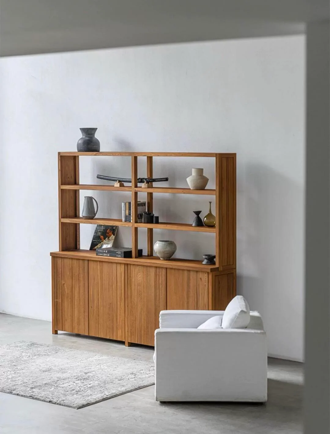 Ivory Grove Cabinet in a finished interior.