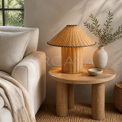 Lucent Orchard Table Lamp — styled interior view 02