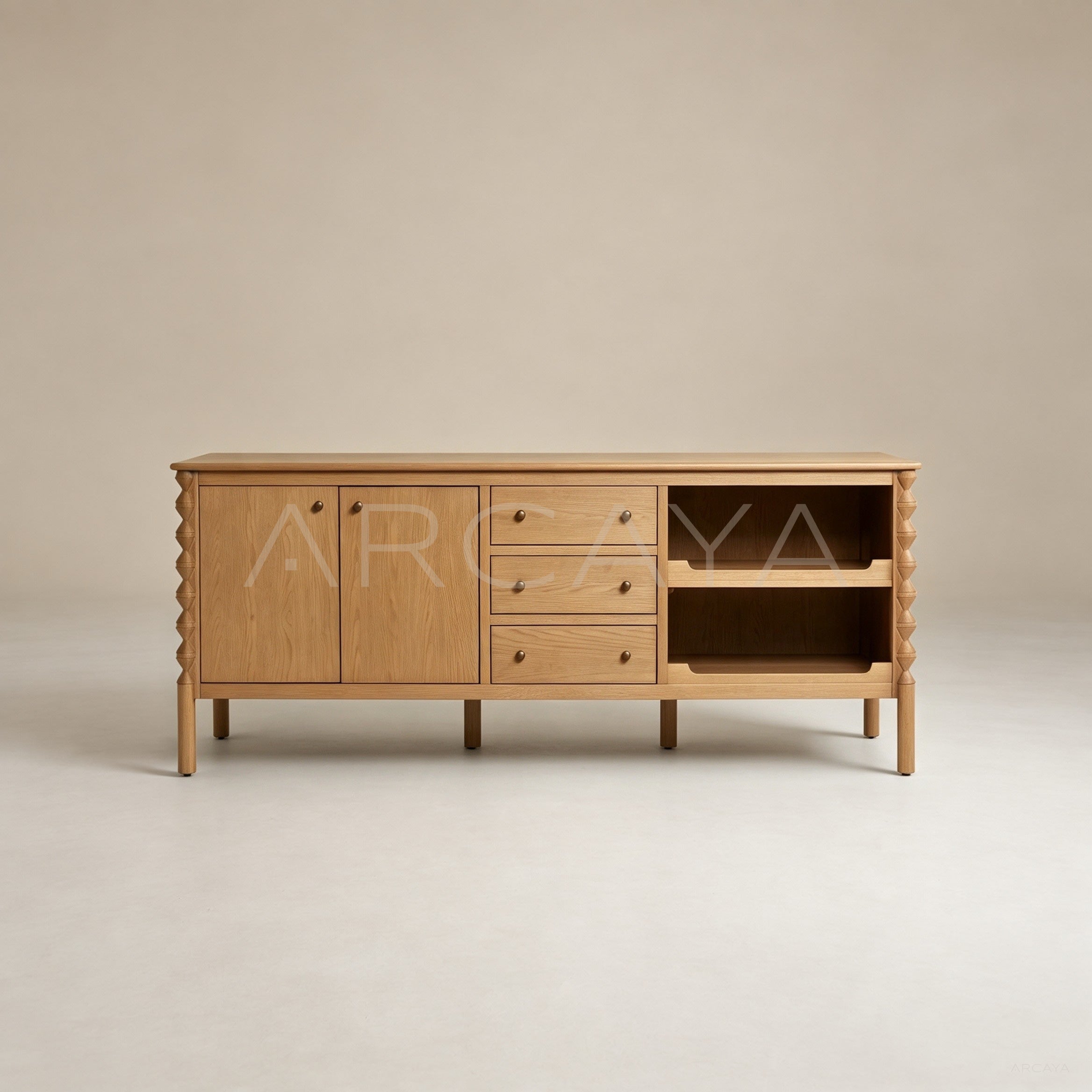 Ridge Carved Sideboard