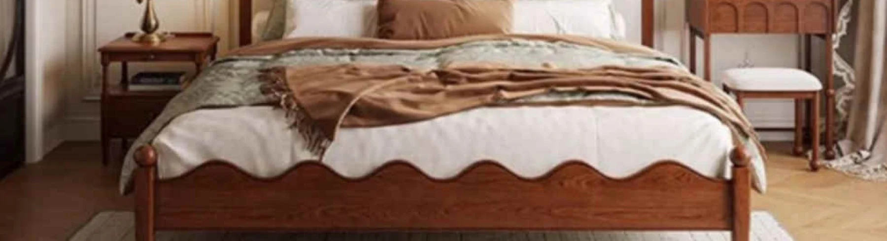 Atubi Bed ABF213 in a finished interior.