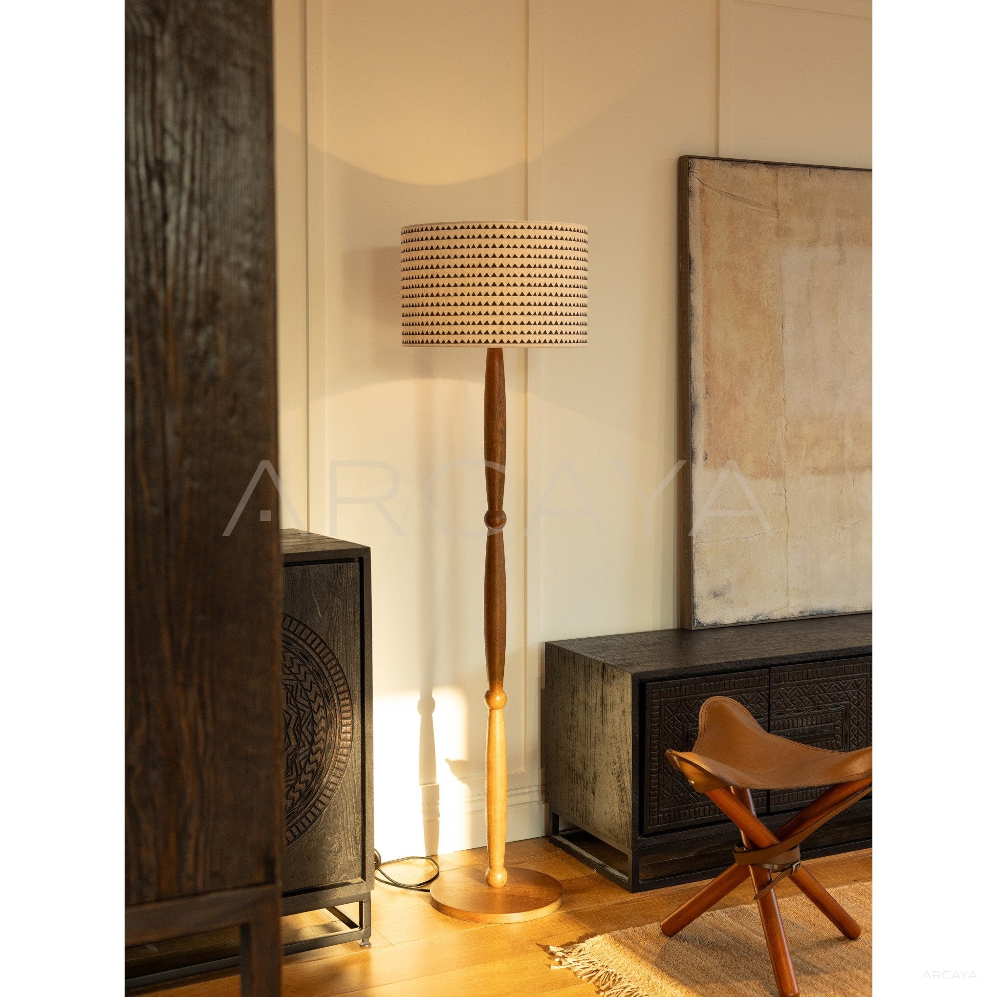 Mid Century Floor Lamp - scene
