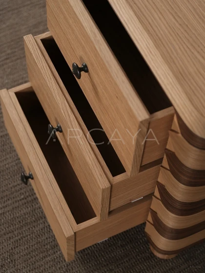 Enna Oak Nightstand - product detail 08