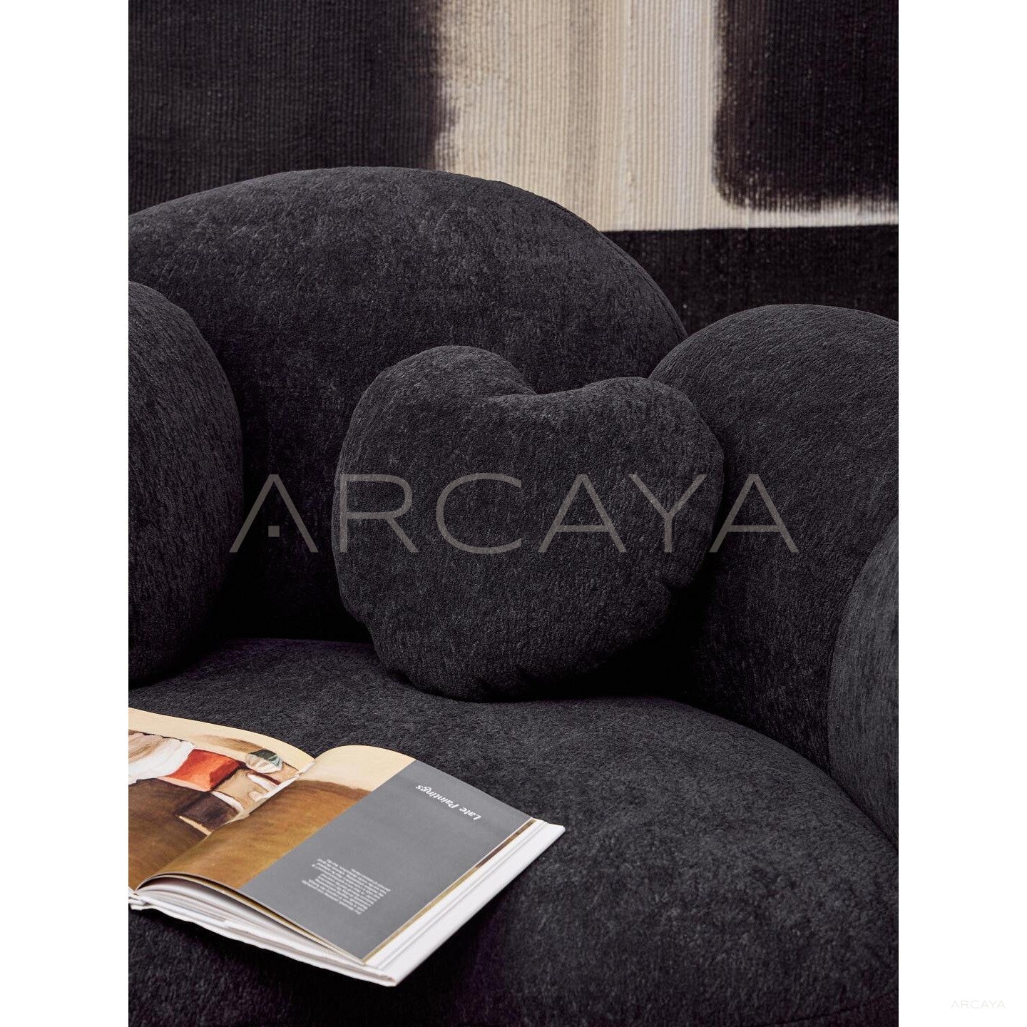 Nian Black Sofa - scene
