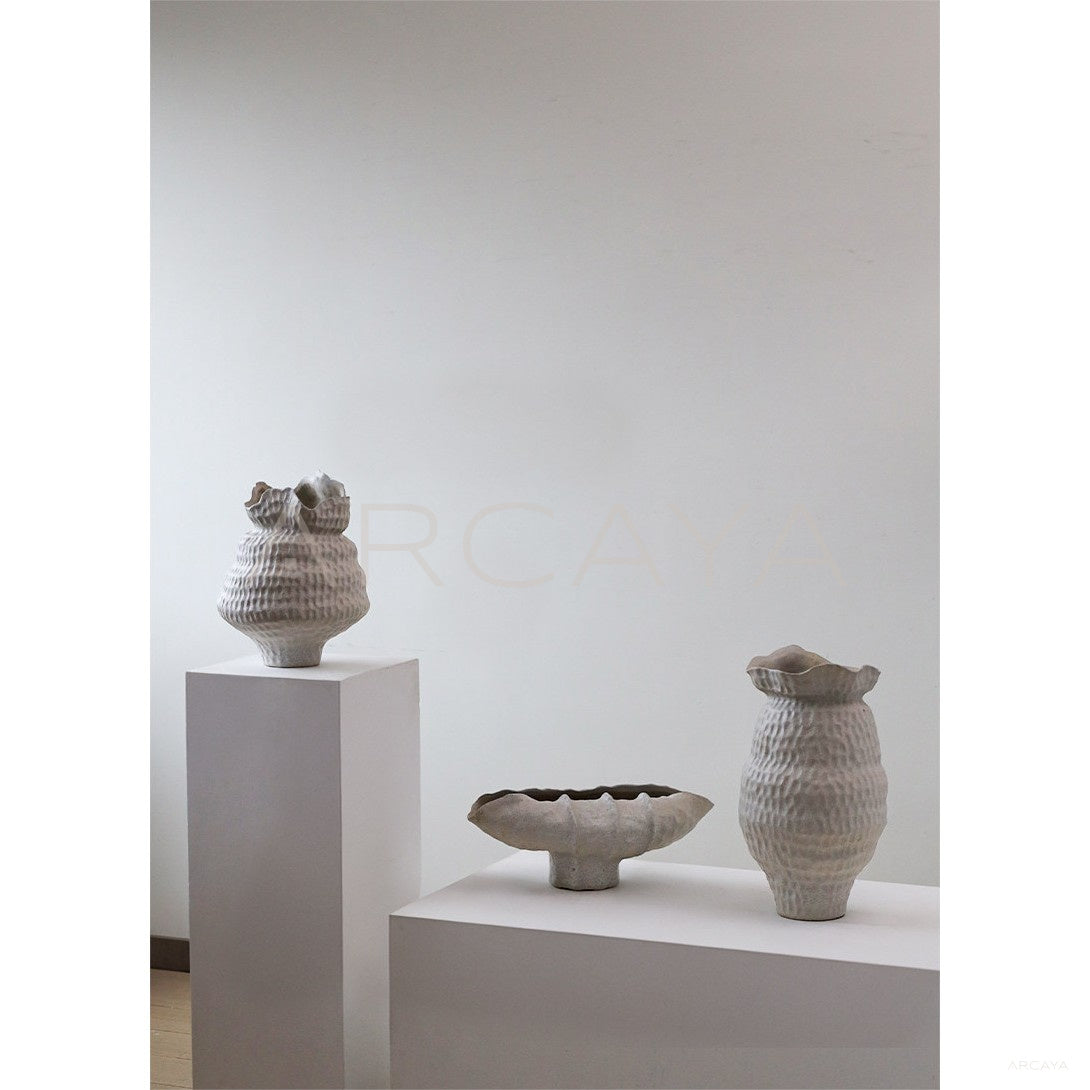 Jingdezhen Wabi Sabi Floor Jar Vase Large - scene