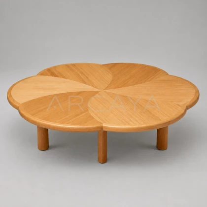 Fiera Oak Coffee Table - front view 02