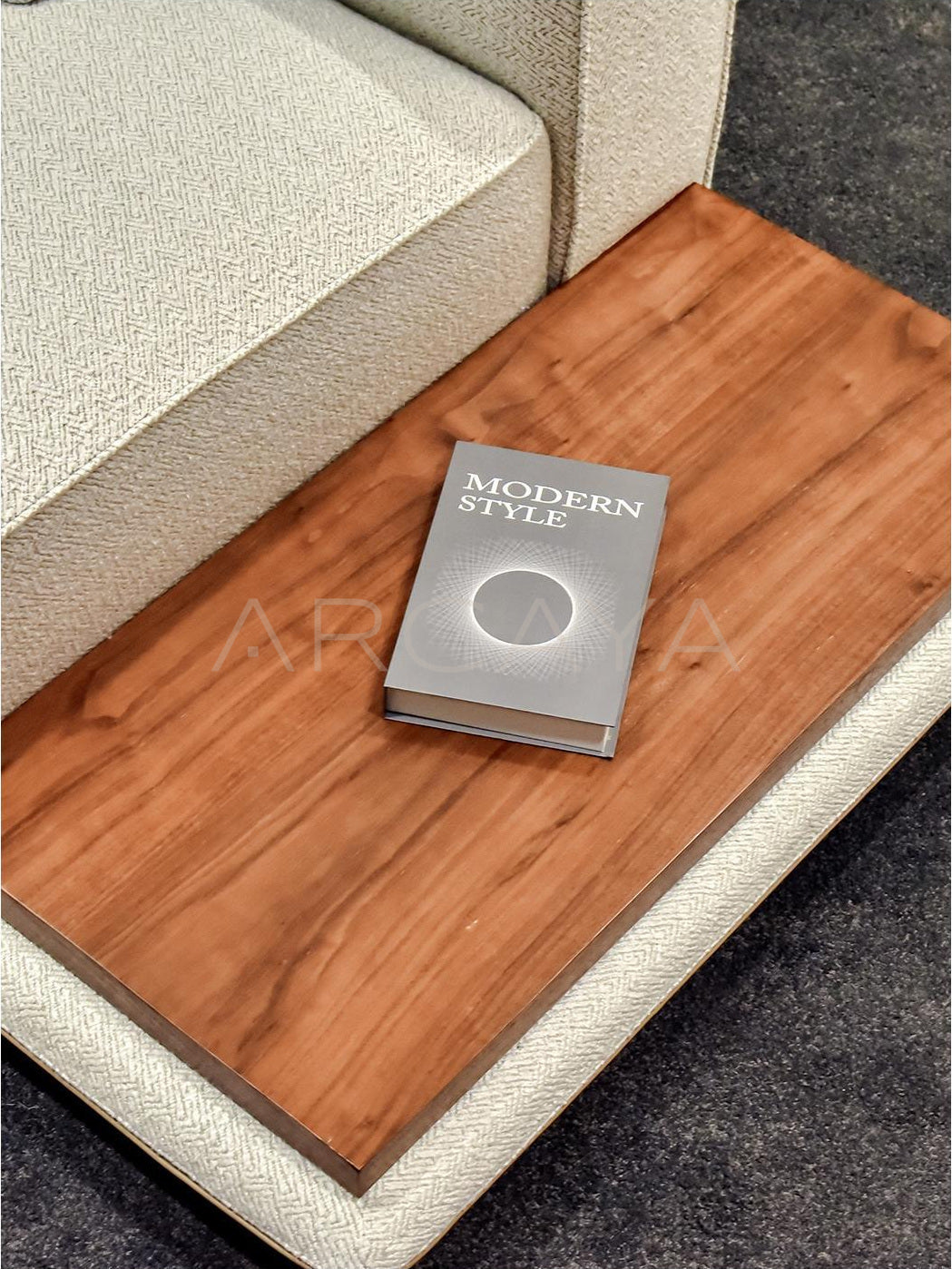 Orla Slate Straight Sofa