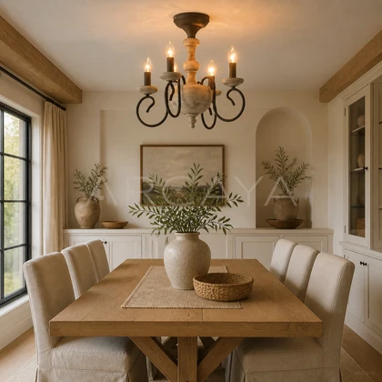 Aveline Cove Ceiling Light — styled interior view 02