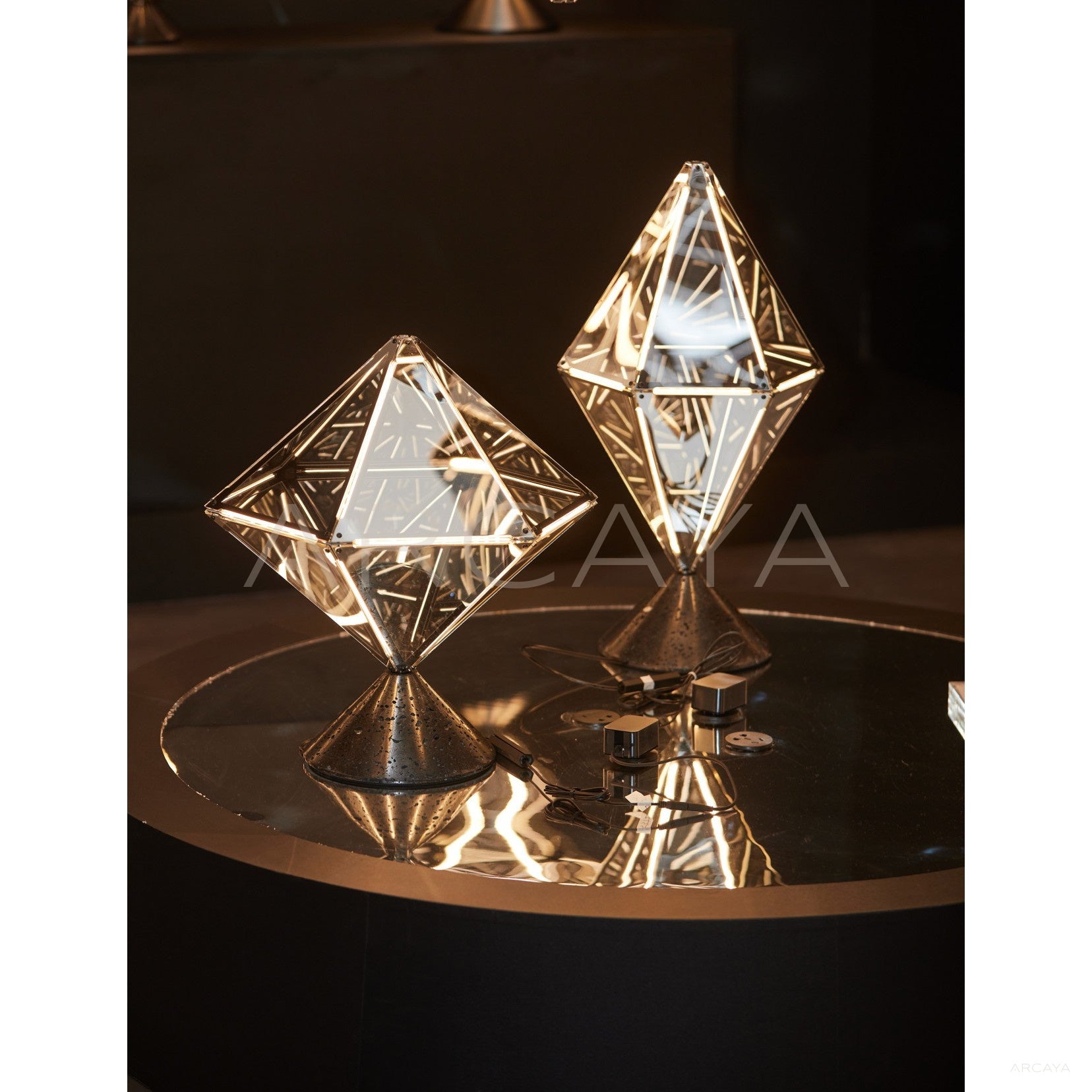 Prism Flat Diamond Table Lamp 95372