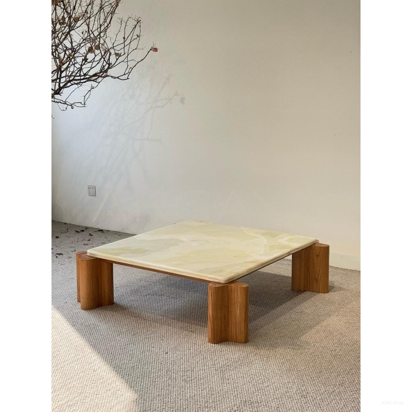 Green Jade Coffee Table - scene