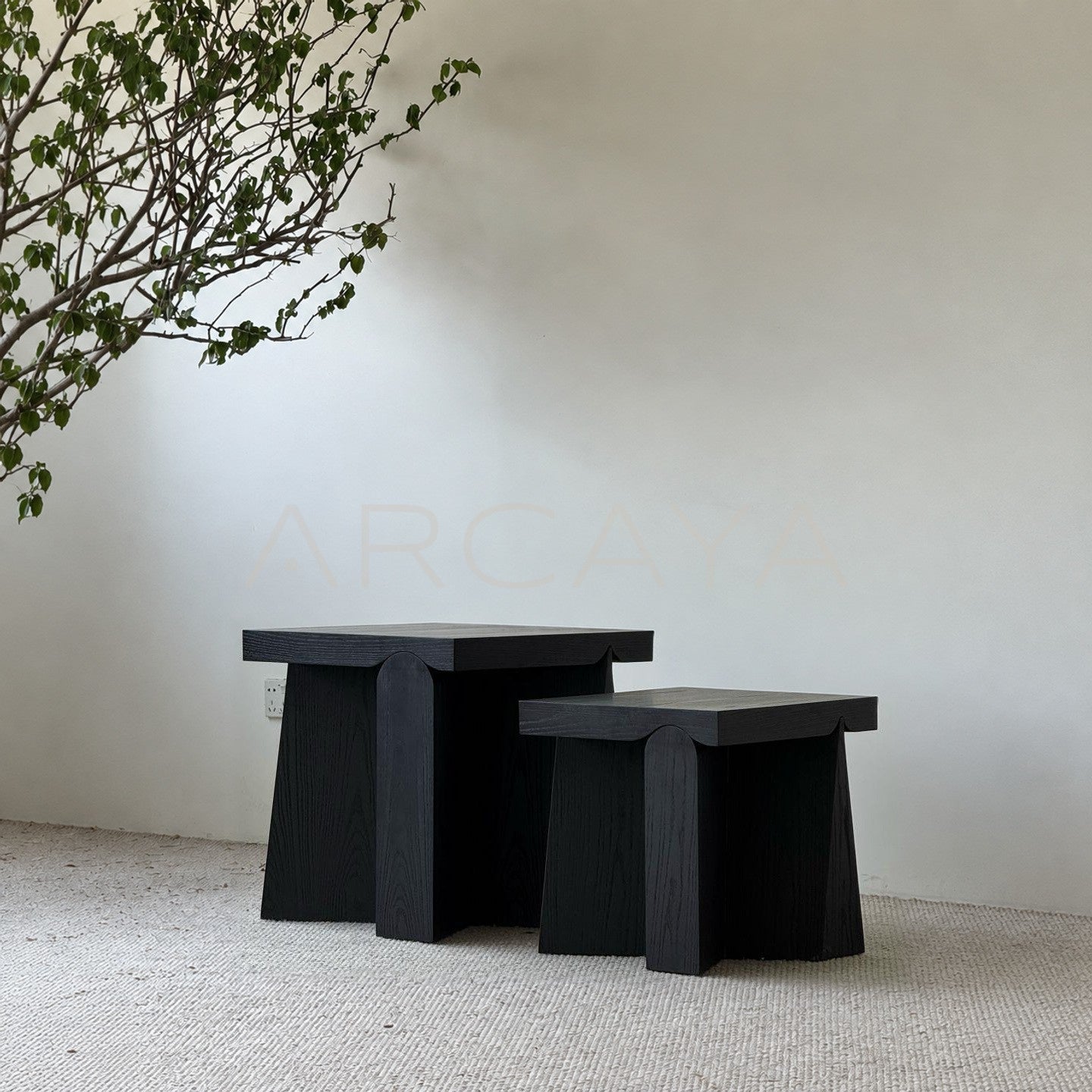Mid Century Nesting Side Table