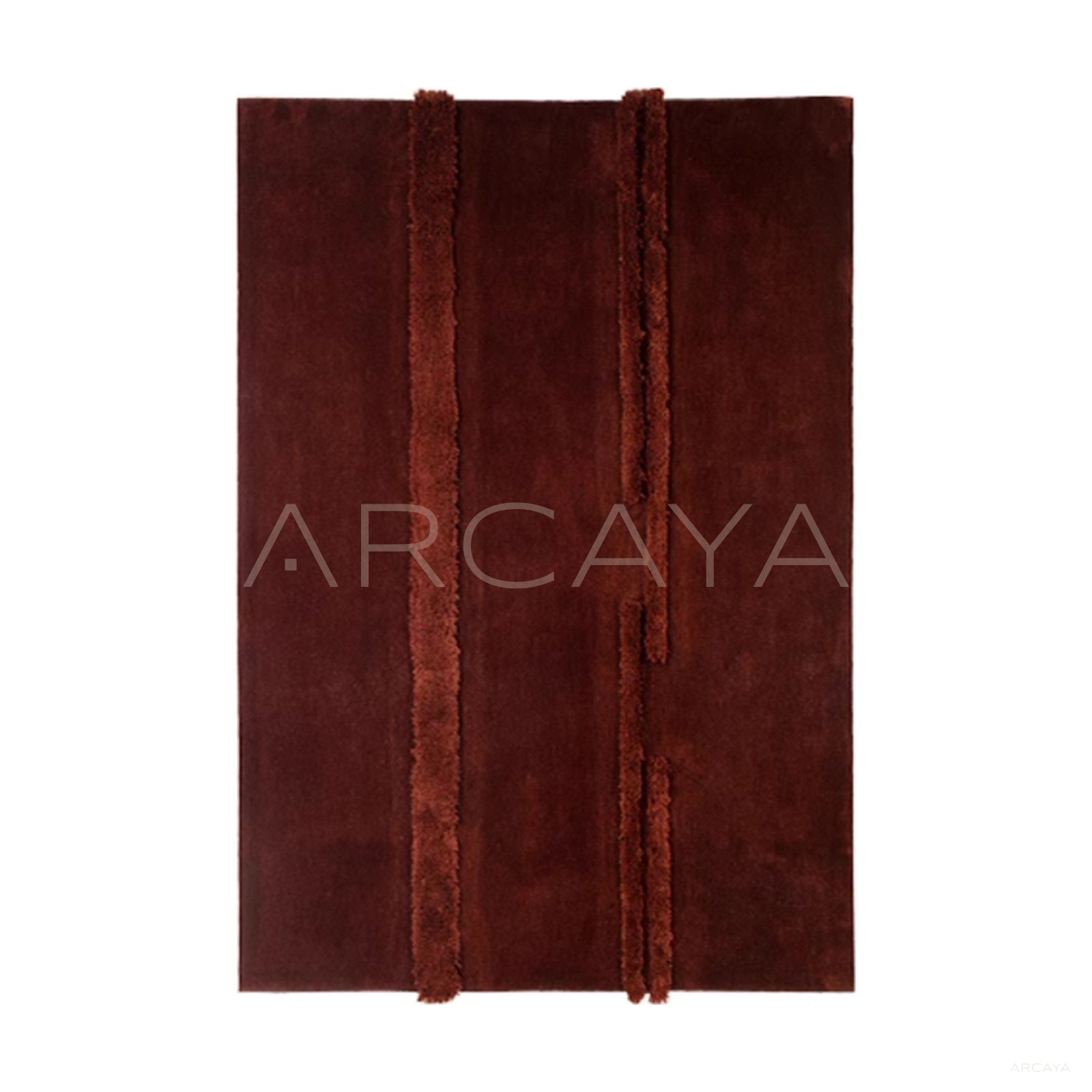 Brick Red Wool Line Rug Dsm P028 C02