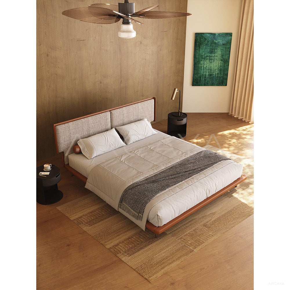 Cotton Linen Master Bed - scene